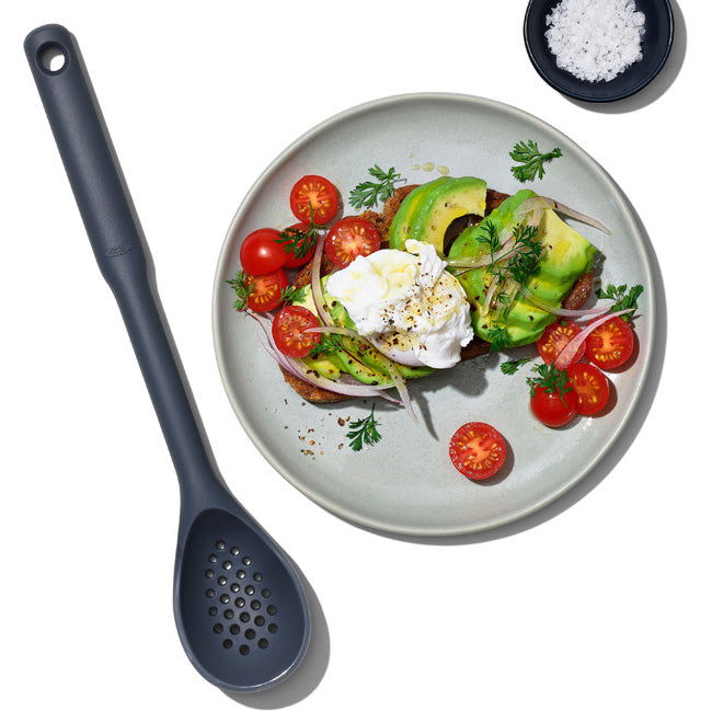 OXO Good Grips Peppercorn Silicone Slotted Spoon