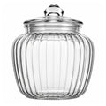 Regent Round Ribbed Glass Canister, 1.4L