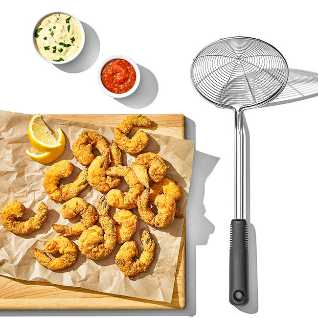 OXO Good Grips Scoop and Strain Skimmer