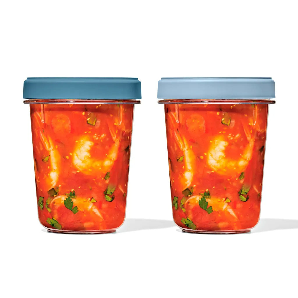 OXO Good Grips Twist & Stack Containers, Set of 2