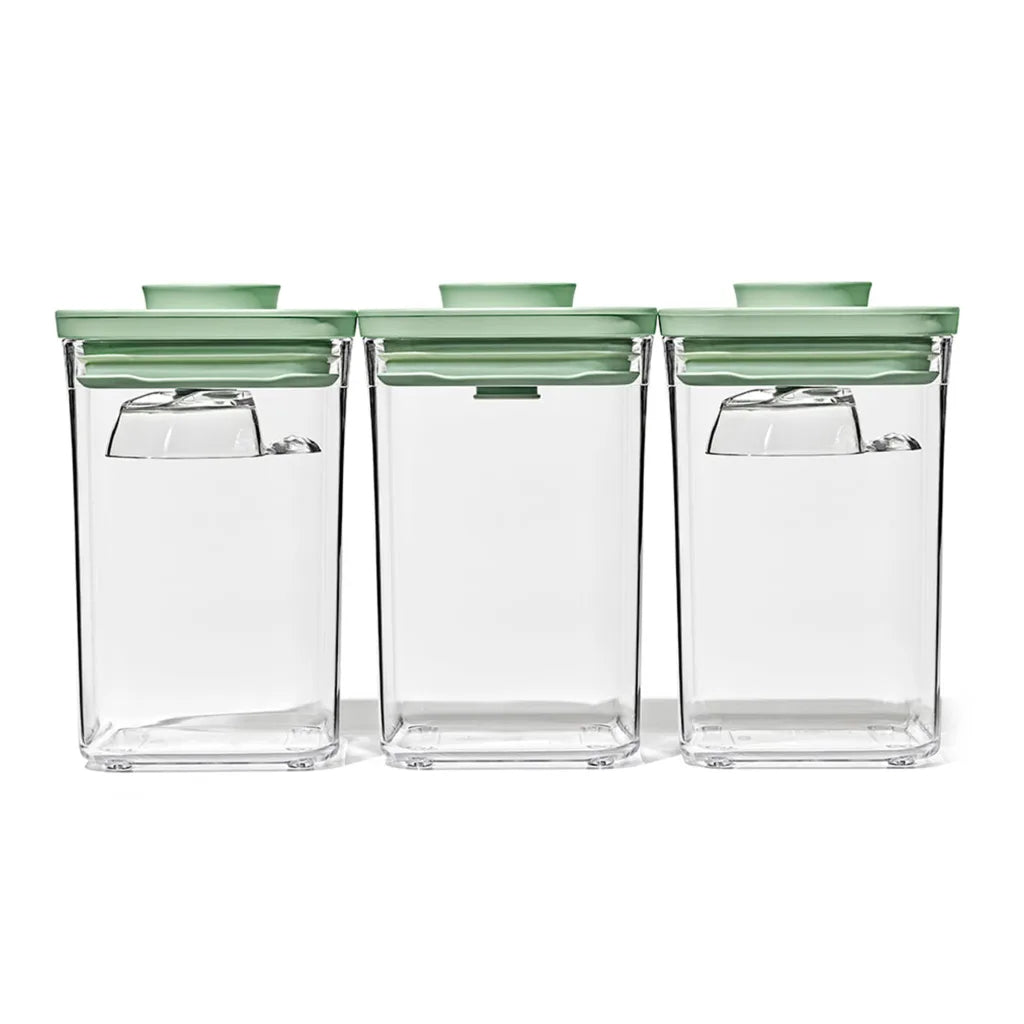 OXO Good Grips Limited Edition Pistachio Pop Square Container Set, 3pc
