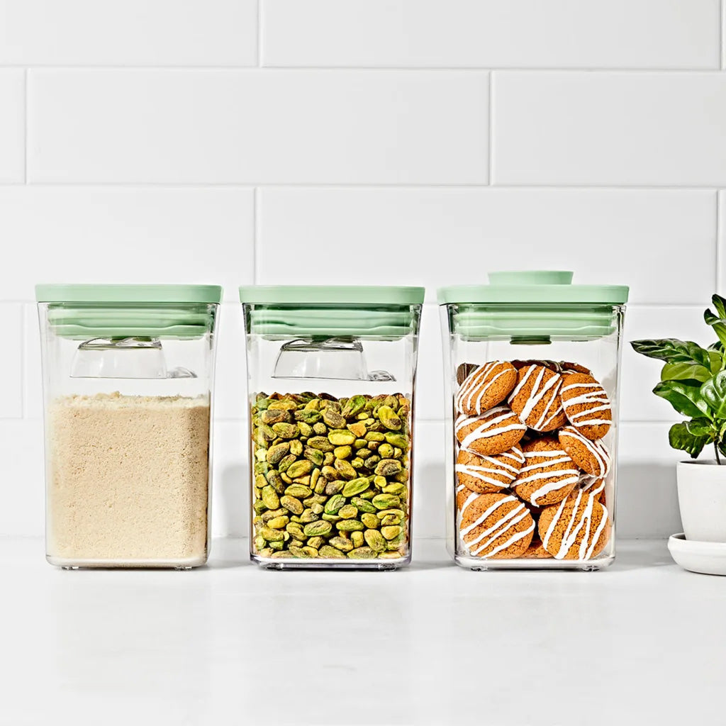 OXO Good Grips Limited Edition Pistachio Pop Square Container Set, 3pc