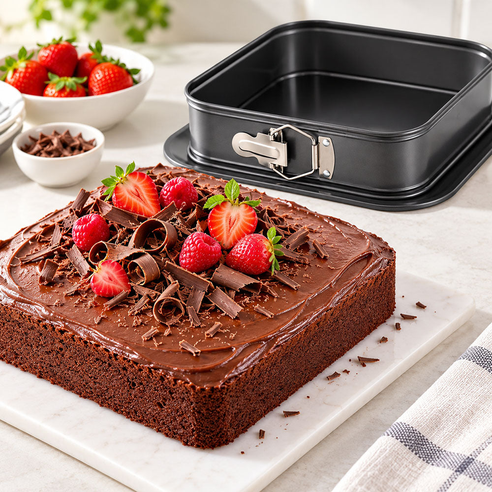 Regent Non-Stick Square Springform Pan, 28cm