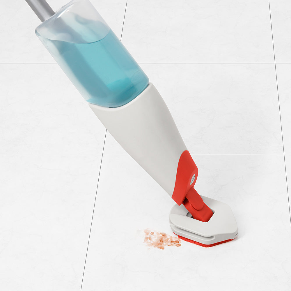 OXO Good Grips Microfibre Spray Mop With Slide-Out Scrubber