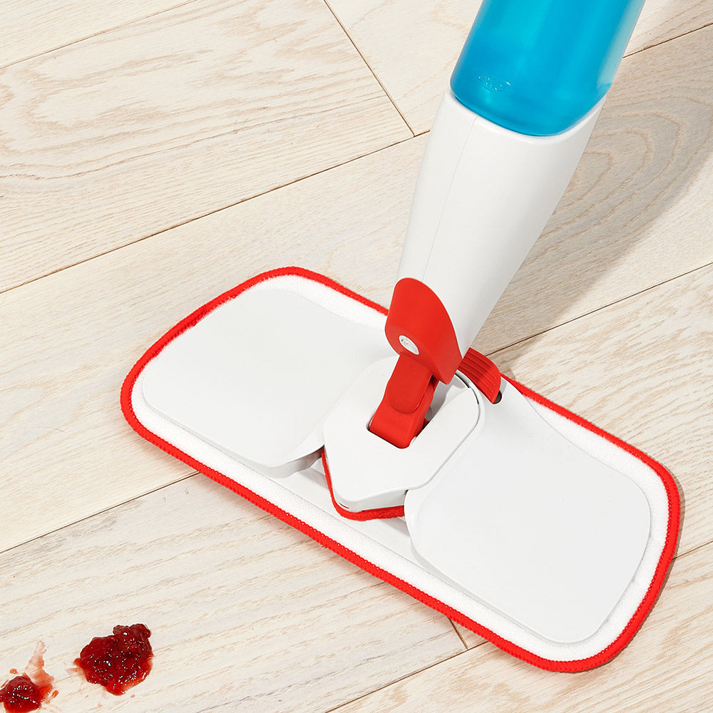 OXO Good Grips Microfibre Spray Mop With Slide-Out Scrubber