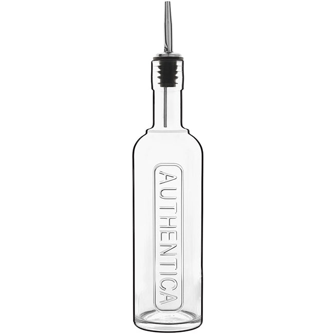 Luigi Bormioli Authentica Storage Bottle With Stainless Steel Pourer