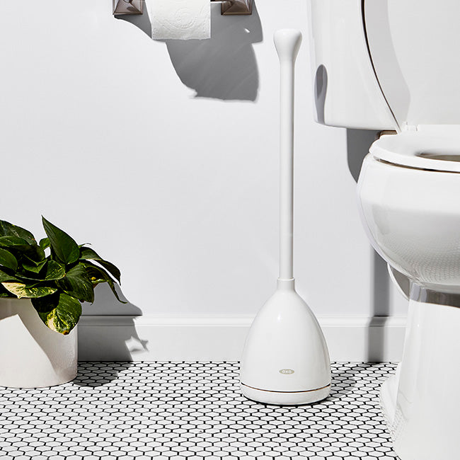 OXO Good Grips Toilet Brush With Rim Cleaner