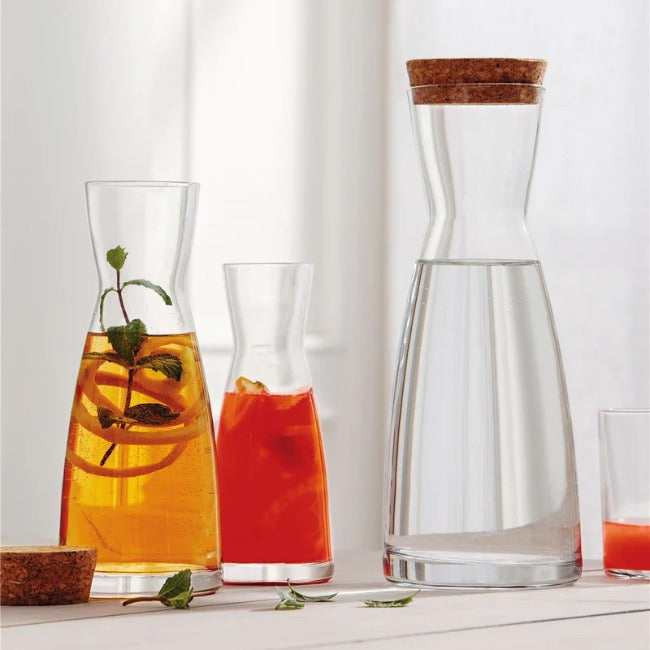 Bormioli Rocco Ypsilon Carafe With Cork Stopper, 500ml