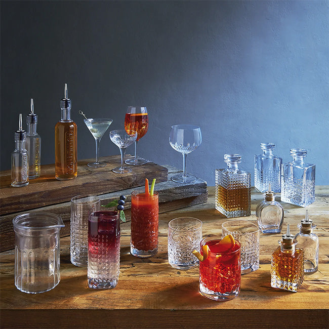 Luigi Bormioli Mixology Textures Decanter With Hermetic Glass Stopper, 750ml
