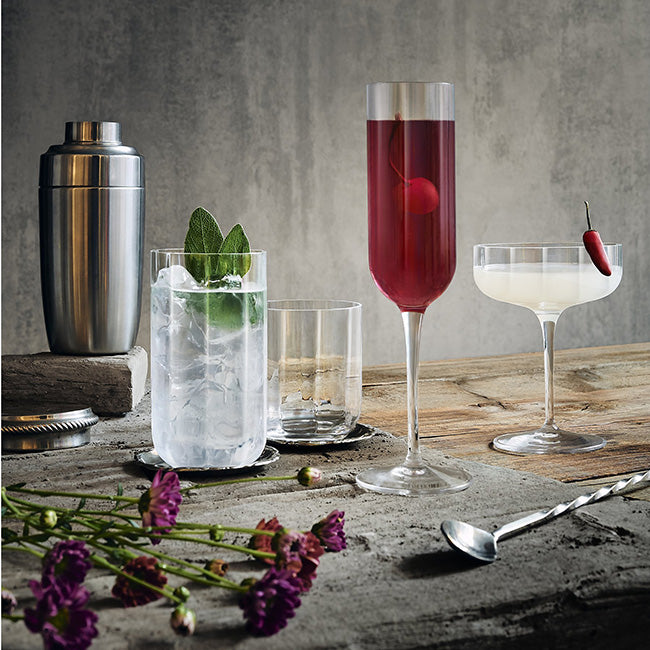 Luigi Bormioli Jazz 300ml Cocktail Glasses, Set of 4
