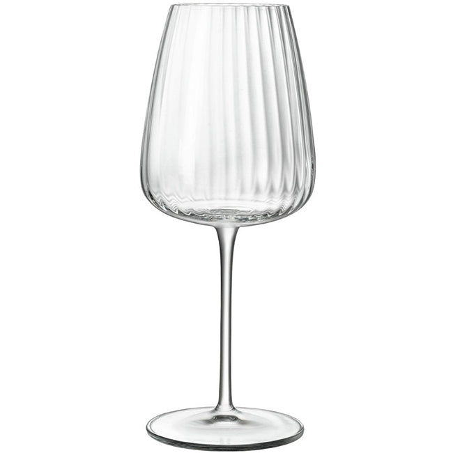 Luigi Bormioli Optica 550ml Chardonnay Wine Glasses, Set of 4