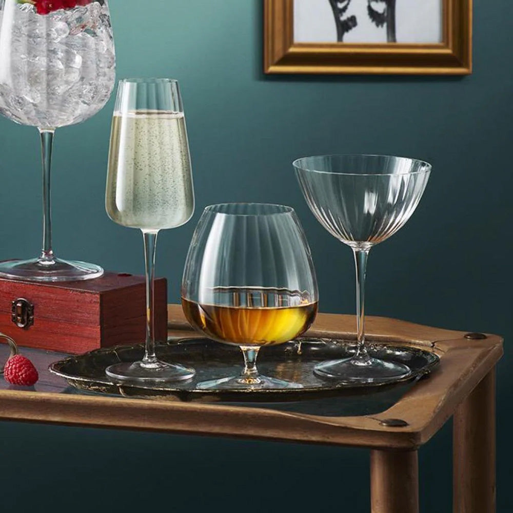 Luigi Bormioli Optica 465ml Cognac Glasses, Set of 4