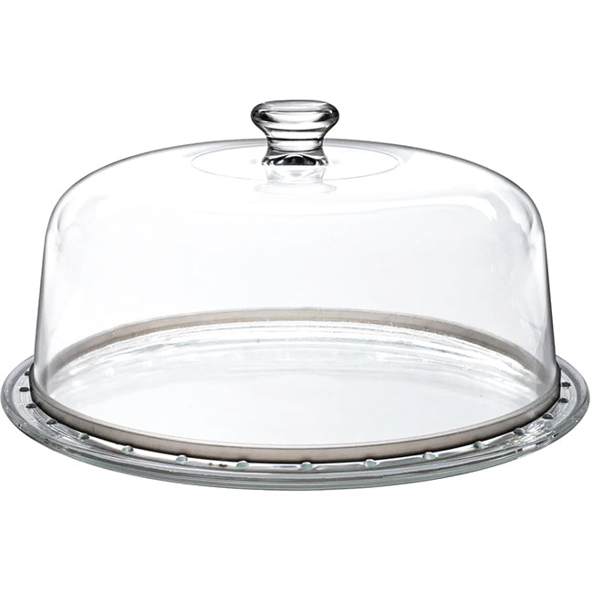 Borgonovo Palladio Cake Plate with Dome