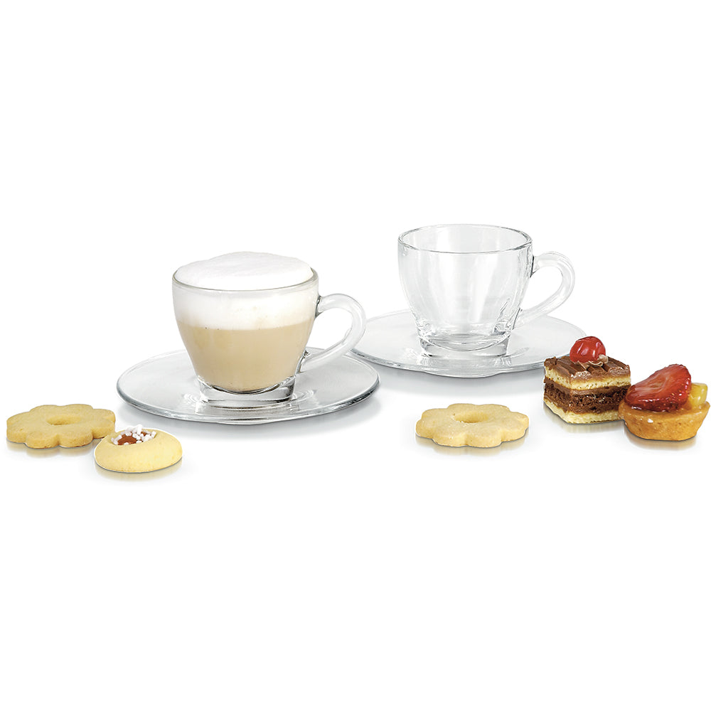 Borgonovo Ischia Cappuccino Cup & Saucer, Set Of 2