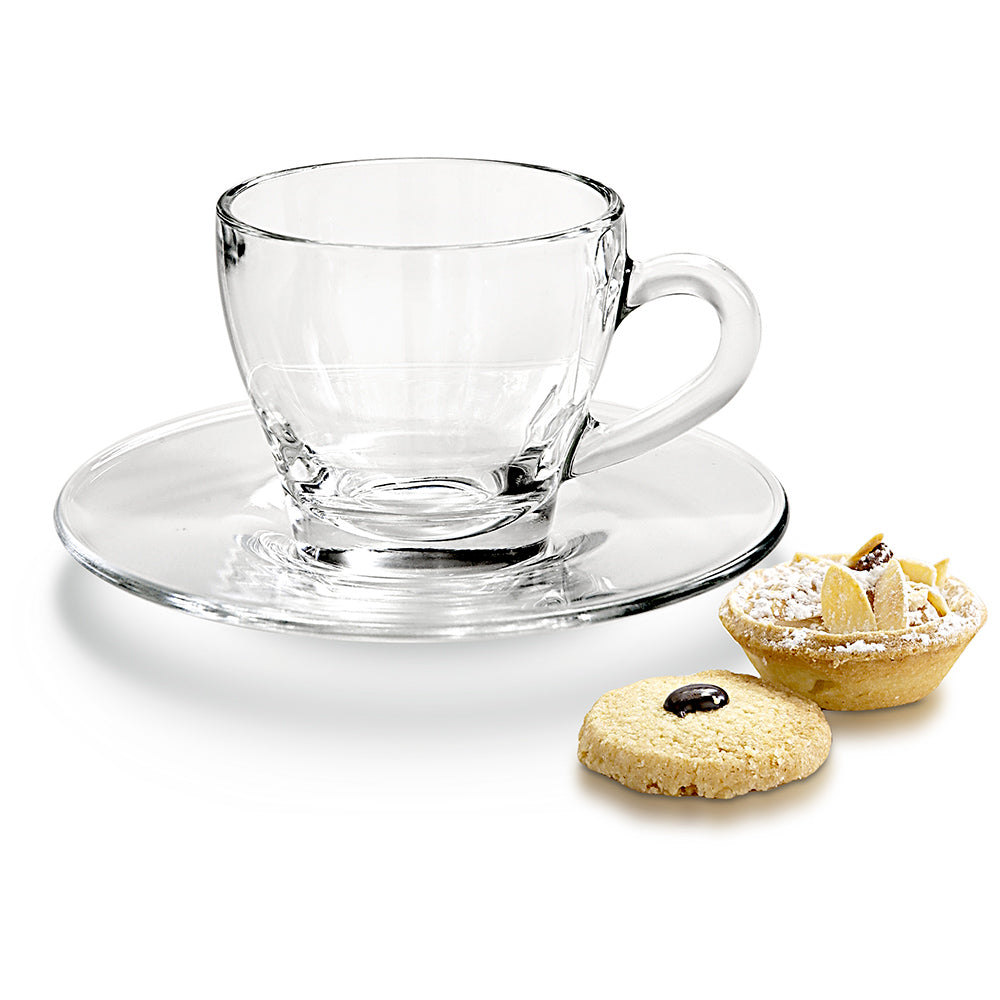 Borgonovo Ischia Cappuccino Cup & Saucer, Set Of 2