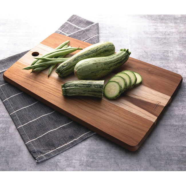 Tramontina Solid Teak Rectangular Cutting & Serving Board, 34cm