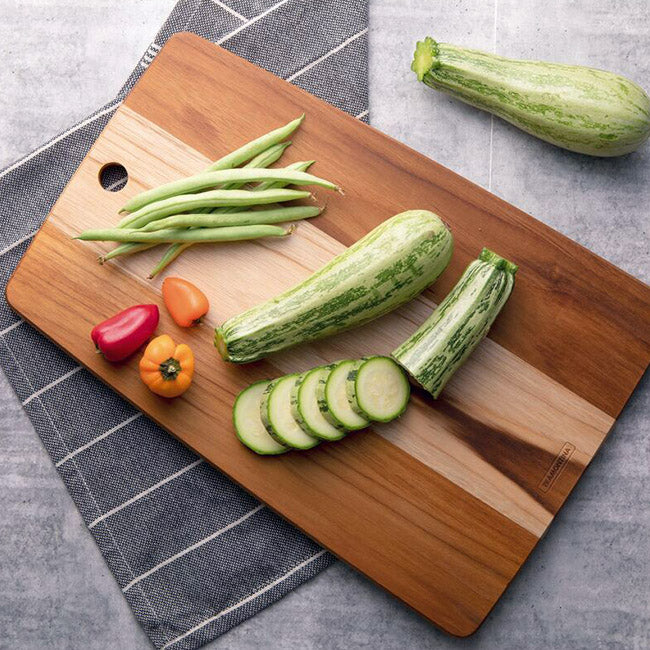 Tramontina Solid Teak Rectangular Cutting & Serving Board, 40cm