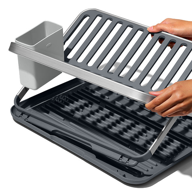OXO Good Grips Aluminum Fold-Flat Dish Rack