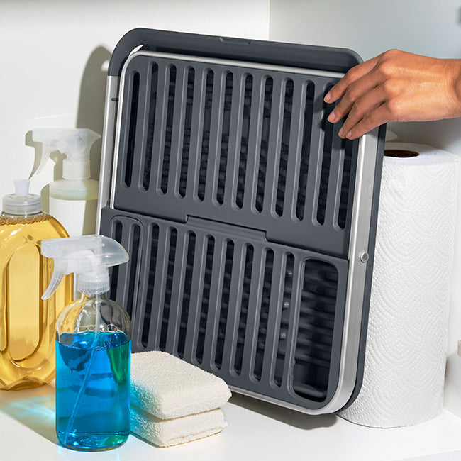 OXO Good Grips Aluminum Fold-Flat Dish Rack
