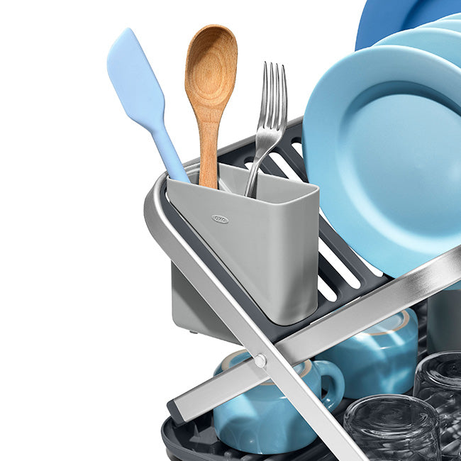 OXO Good Grips Aluminum Fold-Flat Dish Rack