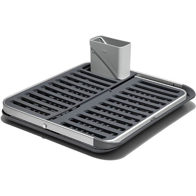 OXO Good Grips Aluminum Fold-Flat Dish Rack