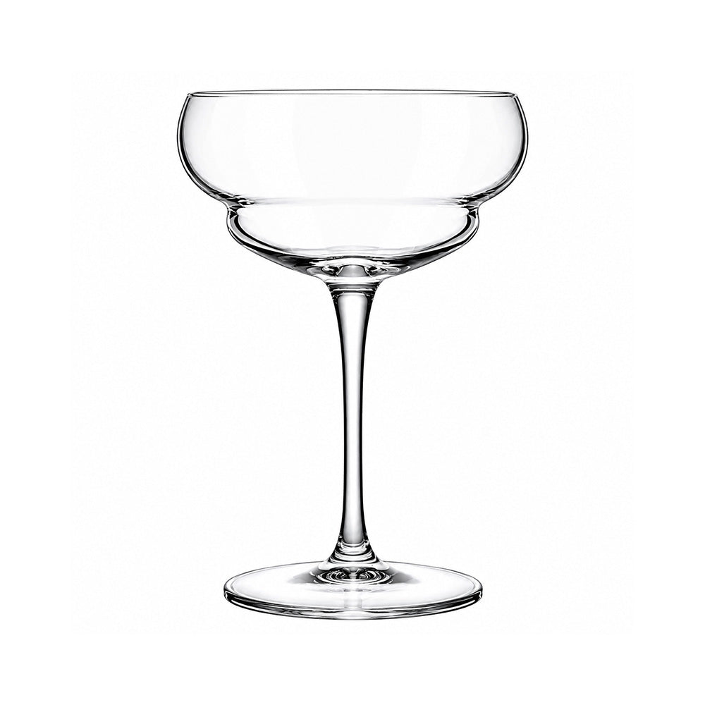 Luigi Bormioli Backdoor 20's Nick & Nora Cocktail Glasses, Set of 4