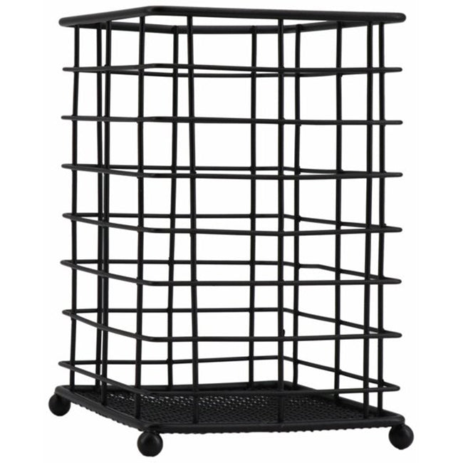 Regent Wire Utensil Holder, Black