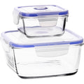 Borgonovo Superblock Square Food Storage Containers, Set Of 2