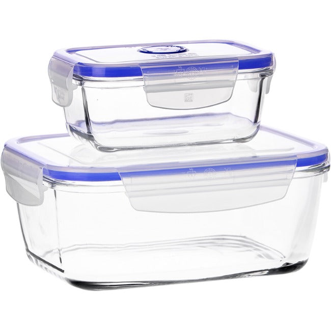 Borgonovo Superblock Rectangular Food Storage Containers, Set Of 2