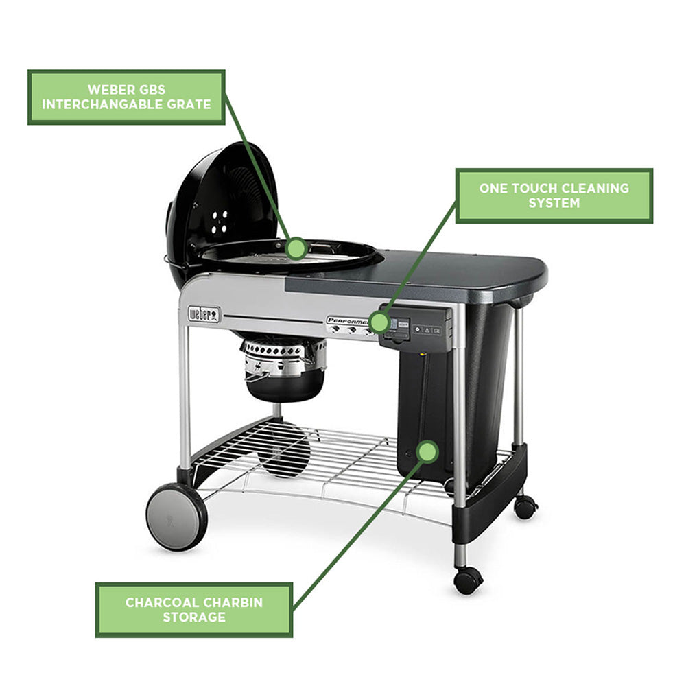 Weber Performer Deluxe 57cm GBS Charcoal Grill