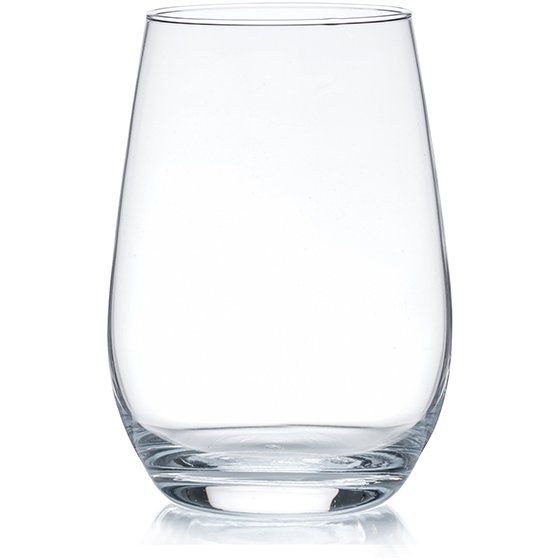 Consol Bordeaux Set Of 4 Stemless Wine Glasses, 480ml