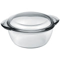 Consol Cordova Round Glass Casserole With Lid, 1.4L