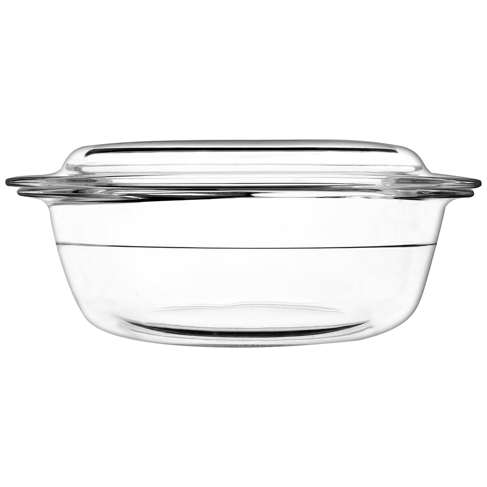 Consol Cordova Round Glass Casserole With Lid, 1.4L