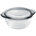 Consol Cordova Round Glass Casserole With Lid, 3.1L