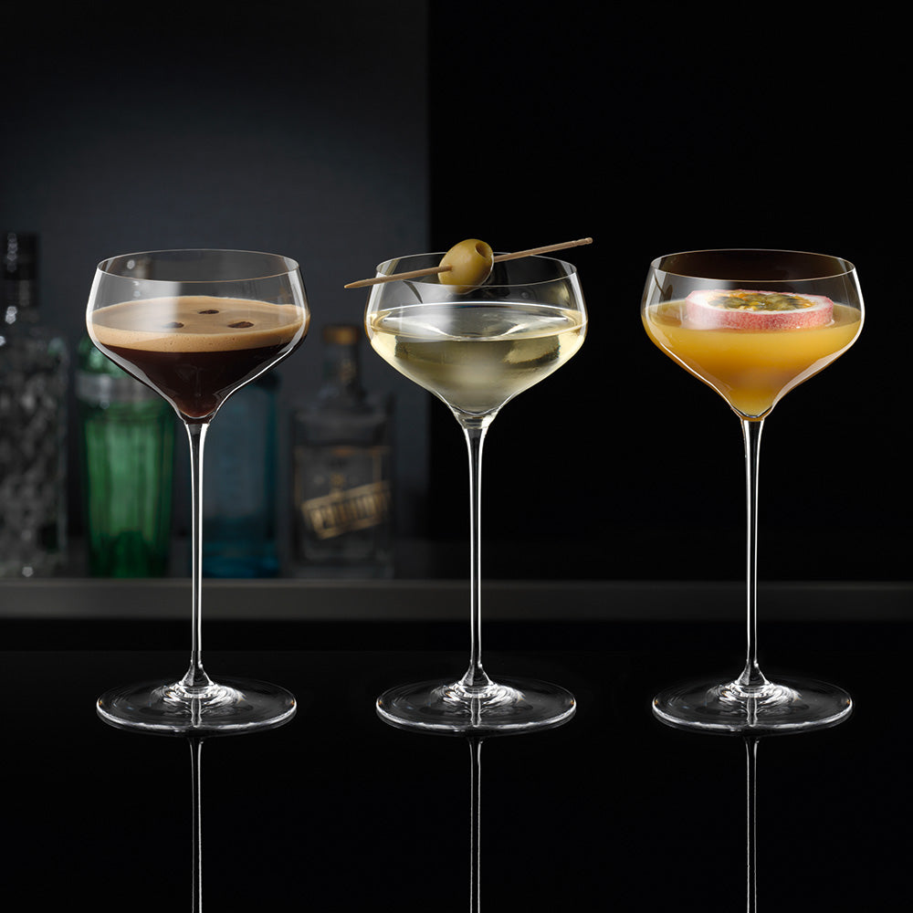 Spiegelau Hi-Lite Coupette Glasses, Set of 2