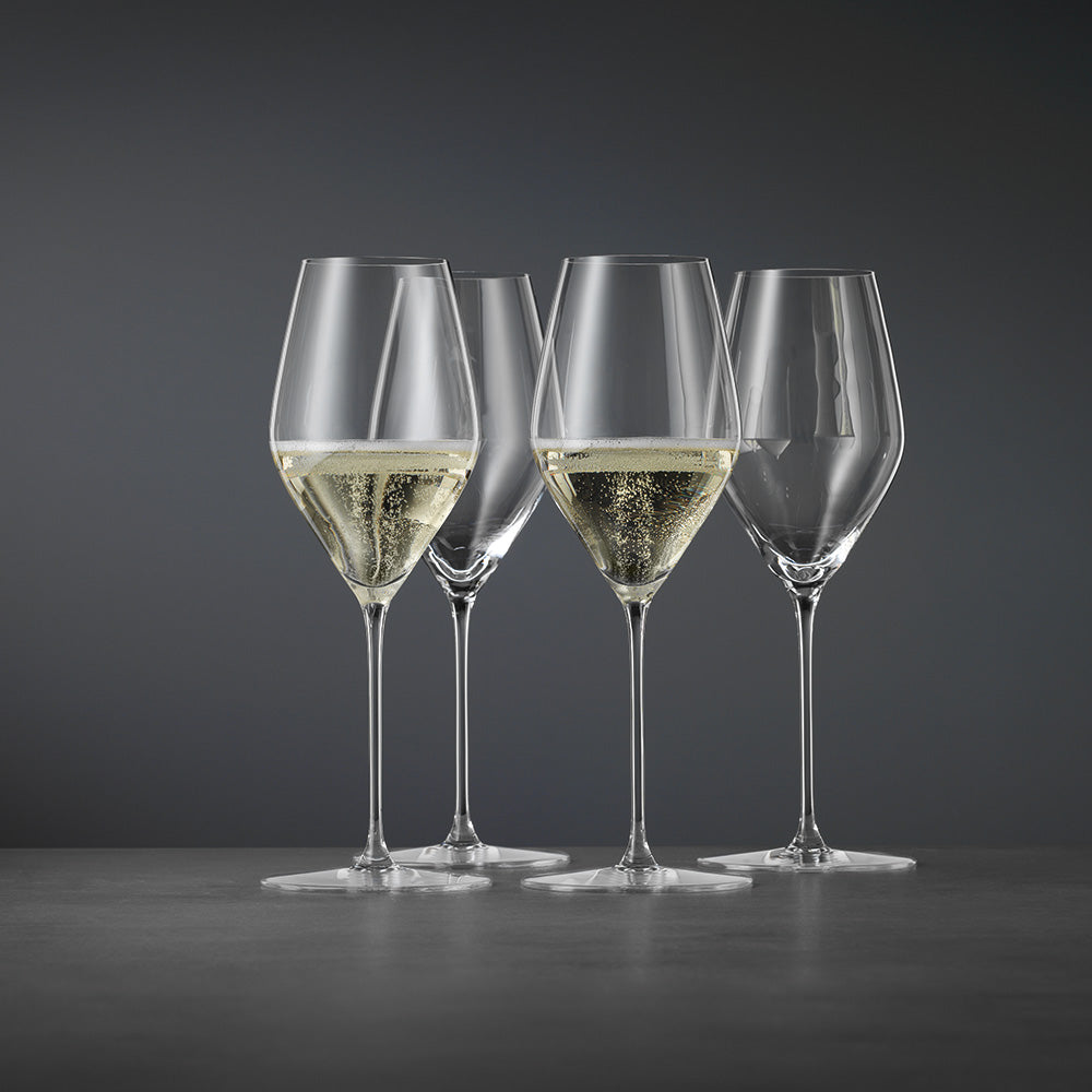 Spiegelau Hi-Lite Champagne Flutes, Set of 4