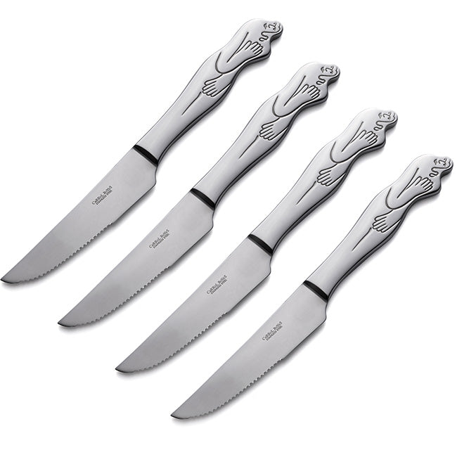 Carrol Boyes Set Of 4 Steak Knives