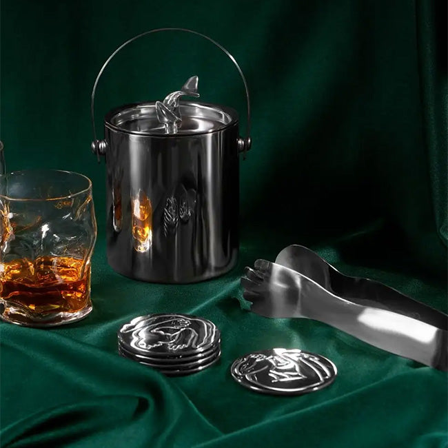 Carrol Boyes Coaster Set, 6pc, Figures