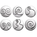 Carrol Boyes Coaster Set, 6pc, Shapes