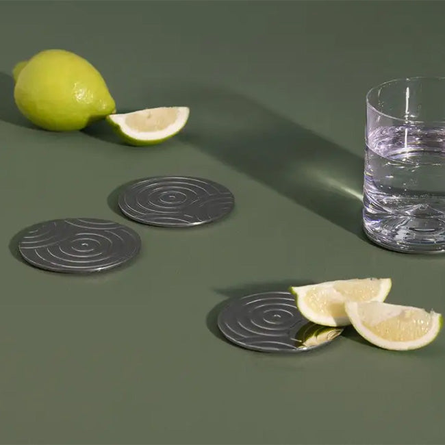 Carrol Boyes Set Of 4 Coasters, Stellar