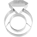 Birkmann Stainless Steel Diamond Ring Cookie Cutter, 7cm