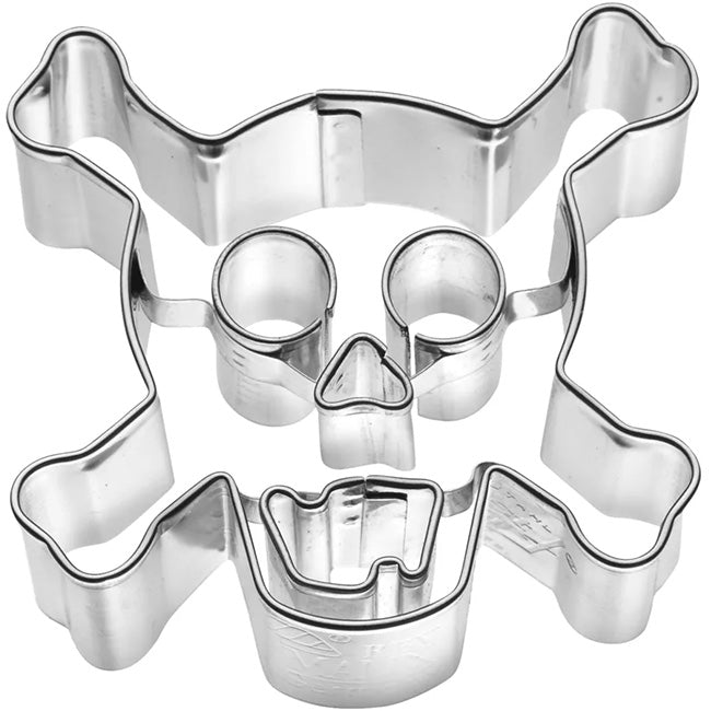 Birkmann Stainless Steel Skull Cookie Cutter, 7cm