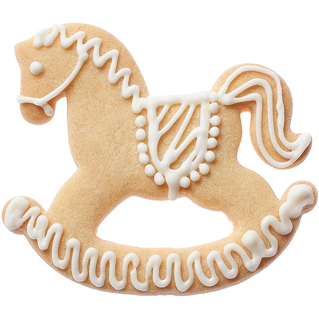 Birkmann Stainless Steel Rocking Horse Cookie Cutter, 7cm