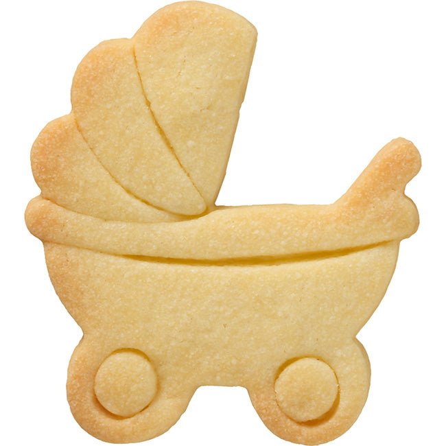 Birkmann Stainless Steel Baby Pram Cookie Cutter, 7.5cm