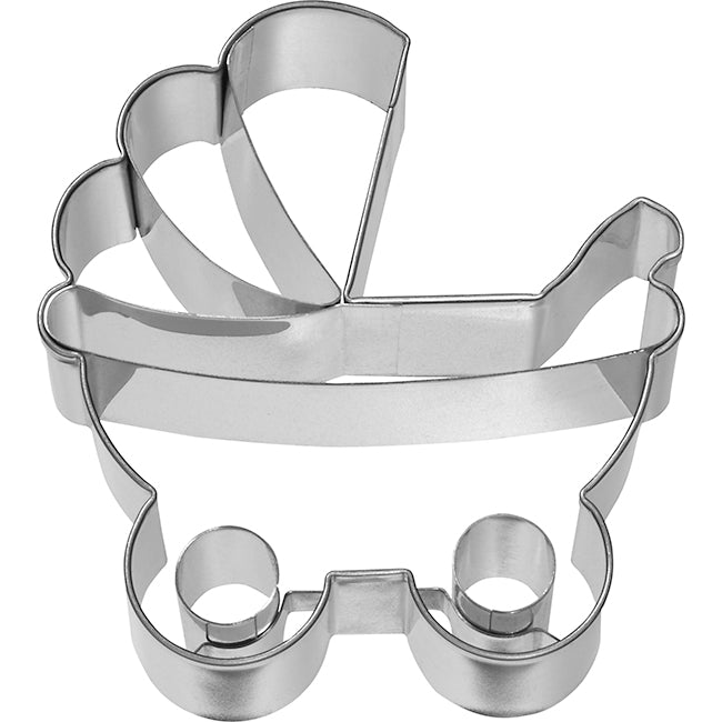 Birkmann Stainless Steel Baby Pram Cookie Cutter, 7.5cm