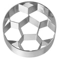 Birkmann Stainless Steel Football Cookie Cutter, 6.5cm