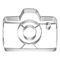 Birkmann Stainless Steel Camera Cookie Cutter, 7cm