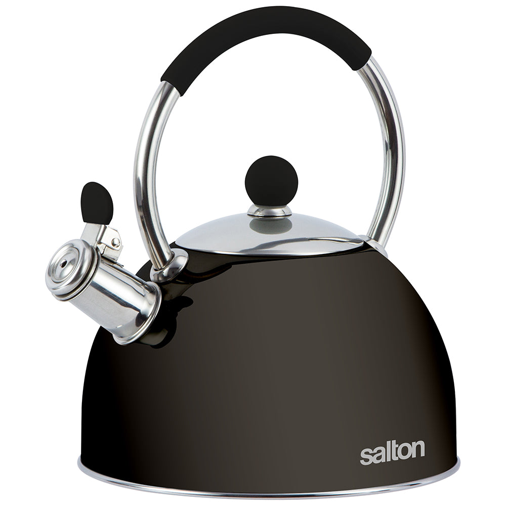 Salton Black Stainless Steel Stovetop Kettle, 2.5L