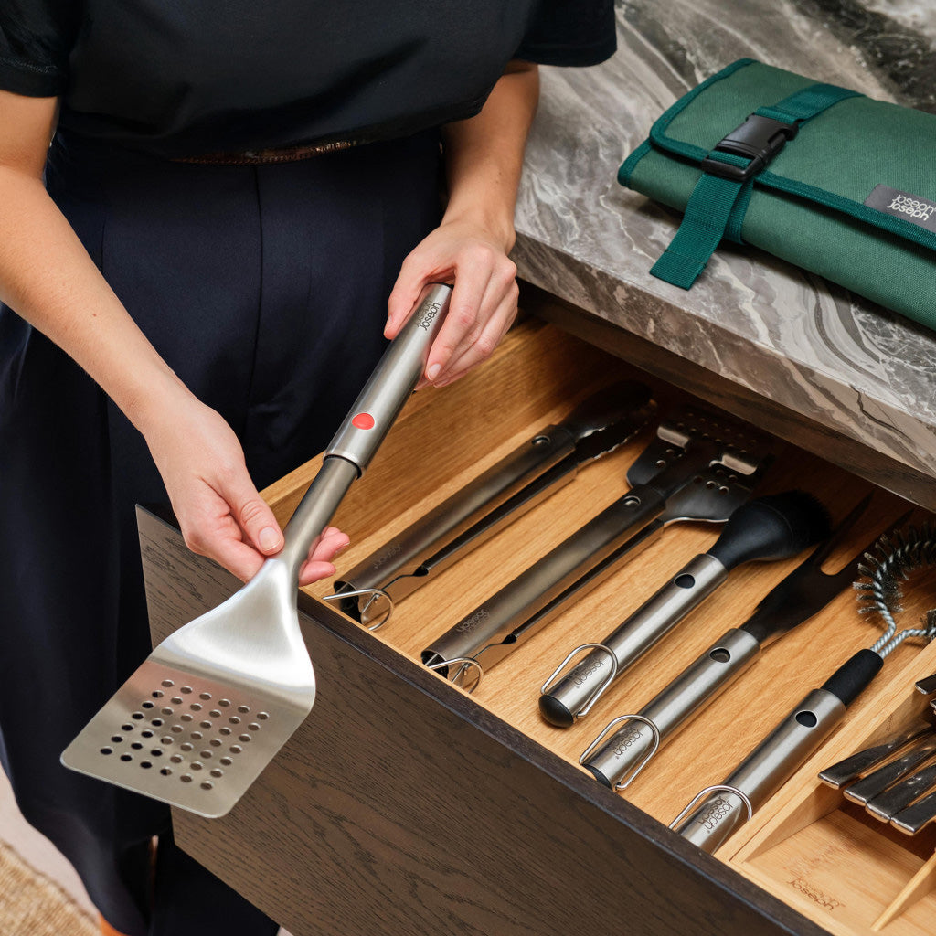 Joseph Joseph GrillOut™ Stainless Steel BBQ Utensil Set with Storage Case, Set of 4