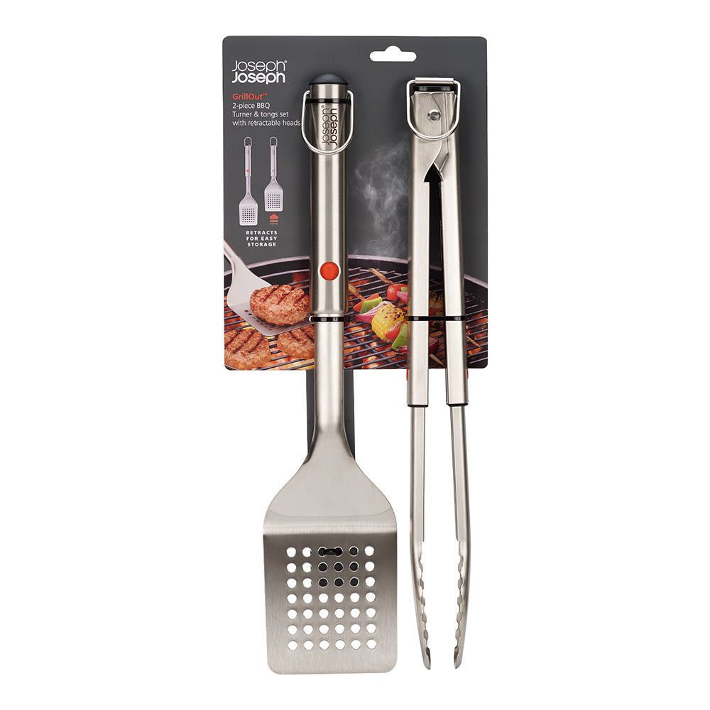 Joseph Joseph GrillOut™ Stainless Steel BBQ Turner & Tongs Set